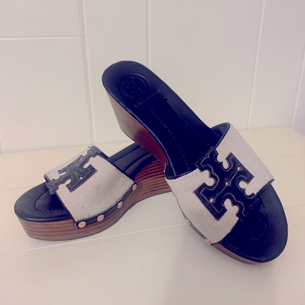 Tory Burch Patti Wedge Mule Slide